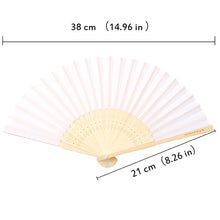 Cargar imagen en el visor de la galería, Abanicos de colores personalizables para bodas y celebraciones