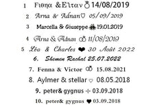 Cargar imagen en el visor de la galería, Abanicos personalizados para boda en bambú y color blanco 50 unidades