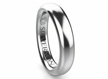 Cargar imagen en el visor de la galería, Alianza de plata modelo Domei Silver