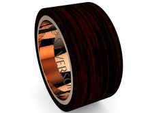 Charger l'image dans la galerie, Bague or et bois modèle Ziyaud