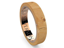 Charger l'image dans la galerie, Bague or et bois modèle Ziyaud