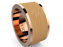 Cargar imagen en el visor de la galería, Anillo de oro y madera modelo Jadarum
