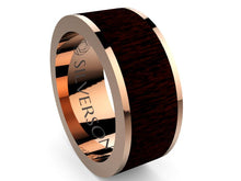 Cargar imagen en el visor de la galería, Anillo de oro y madera modelo Jadarum