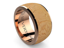 Cargar imagen en el visor de la galería, Anillo de oro y madera modelo Radaj