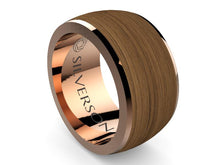 Cargar imagen en el visor de la galería, Anillo de oro y madera modelo Radaj