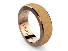Cargar imagen en el visor de la galería, Anillo de oro y madera modelo Radaj