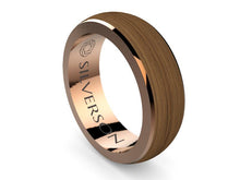 Cargar imagen en el visor de la galería, Anillo de oro y madera modelo Radaj