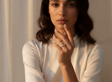 Cargar imagen en el visor de la galería, Alianza de plata modelo Domei Silver
