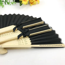 Cargar imagen en el visor de la galería, Abanicos de colores personalizables para bodas y celebraciones
