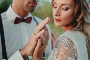 Bague or et bois modèle Ziyaud