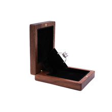 Load image into Gallery viewer, Customizable ring box with diagonal opening
