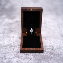 Load image into Gallery viewer, Customizable ring box with diagonal opening
