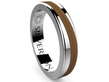 Load image into Gallery viewer, Wedding ring of wood and gold model Legance 79
