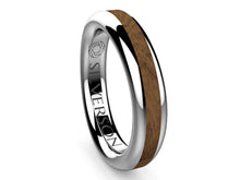 Load image into Gallery viewer, Wedding ring of gold and wood model Domaur
