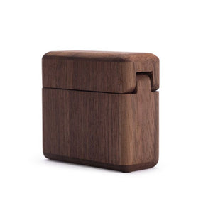 Wooden box for ring zippo format