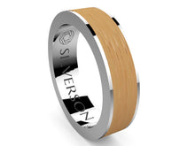 Load image into Gallery viewer, Jadar model wood and silver ring
