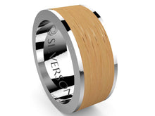 Load image into Gallery viewer, Jadarum model gold and wood ring
