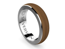 Load image into Gallery viewer, Radaj model gold and wood ring
