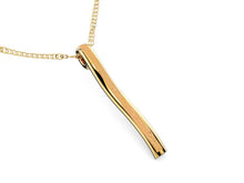 Load image into Gallery viewer, Domaur model gold and wood pendant
