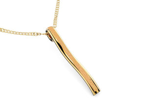 Pendentif or et bois modèle Domaur
