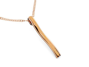 Domaur model gold and wood pendant