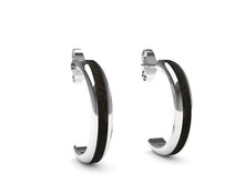 Cargar imagen en el visor de la galería, Pendientes de oro y madera modelo Domaur
