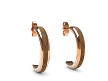 Load image into Gallery viewer, Domaur model gold and wood earrings
