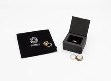Load image into Gallery viewer, Silver and wood ring in two tones Kakoon model

