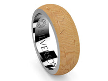 Load image into Gallery viewer, Dijïn model gold and wood ring
