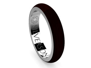 Wood and silver ring model Frugg