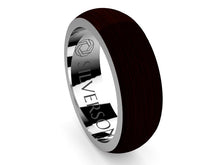 Load image into Gallery viewer, Wood and silver ring model Frugg
