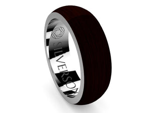 Wood and silver ring model Frugg