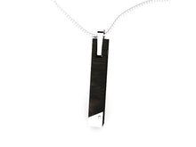 Load image into Gallery viewer, Dune model silver and wood pendant
