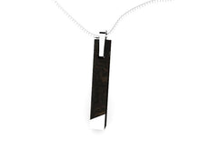 Load image into Gallery viewer, Dune model silver and wood pendant
